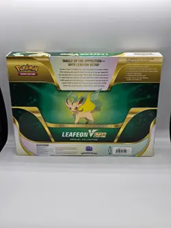 NEW SEALED Pokemon Leafeon VSTAR Special Collection Box w/ Evolving Skies Packs - Image 2