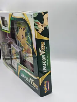 NEW SEALED Pokemon Leafeon VSTAR Special Collection Box w/ Evolving Skies Packs - Image 3
