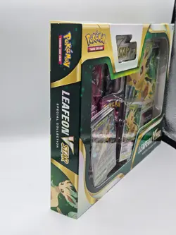 NEW SEALED Pokemon Leafeon VSTAR Special Collection Box w/ Evolving Skies Packs - Image 4