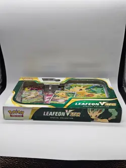 NEW SEALED Pokemon Leafeon VSTAR Special Collection Box w/ Evolving Skies Packs - Image 5