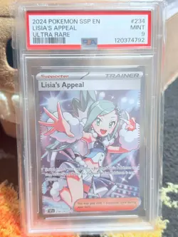Lisia’s Appeal - 234/191 - PSA 9 MINT Surging Sparks Ultra Rare - Pokemon - Image 1