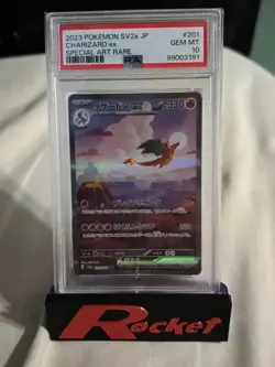 Pokemon 151 SV2a JP Charizard Ex Special Art Rare #201 PSA 10 - Image 1