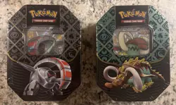 Pokemon TCG Paldean Fates tins X2 - Image 1