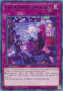 Evil Twin Challenge x3 GEIM-EN021 YuGiOh! 1st Ed Rare Playset - Image 1