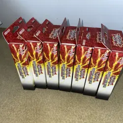 Yu-Gi-Oh TCG Egyptian God Deck Slifer The Sky Dragon Sealed X7 Lot - Image 1