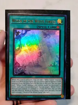 Yu-Gi-Oh Witch of the White Forest ALIN-EN058 Ultra Rare 1st Edition NM/MINT - Image 3