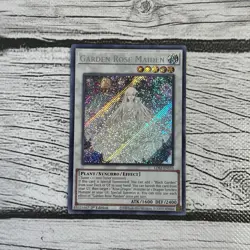 Yu-Gi-Oh Garden Rose Maiden Secret Rare 1st Ed LDS2-EN113 - NM - Image 1