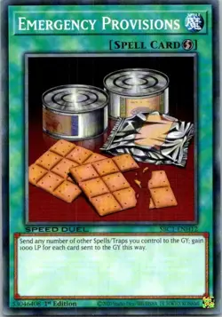 Emergency Provisions #SBC1-ENH12 Yugioh Near Mint or Better - Image 1