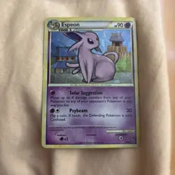 Pokemon Card Espeon Undaunted Cracked Ice Holo Rare 2/90 🔥 - Image 1