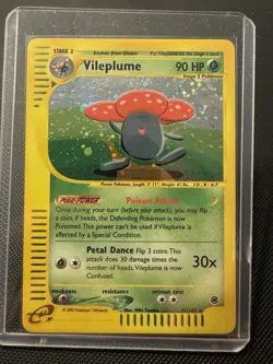 🔥LP+/NM- Vileplume 031/165 Expedition Holo Rare English Pokemon Card - Image 1