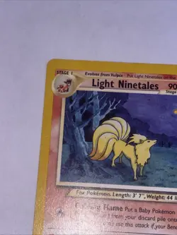 Pokemon TCG Light Ninetales Neo Destiny Card 50/105 - Image 5
