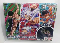 One Piece Card Game Learn Together Deck Set LT-01 English + 3 Promos - Image 1