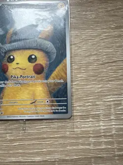 Pikachu With Grey Felt Hat 085 Promo Card Pokemon X Van Gogh Sealed! - Image 3