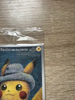 Pikachu With Grey Felt Hat 085 Promo Card Pokemon X Van Gogh Sealed! - Image 4