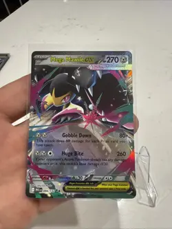 Mega Mawile EX Pokemon Card 270 HP Holo Rare 094/132 NM Mega Evolution - Image 1