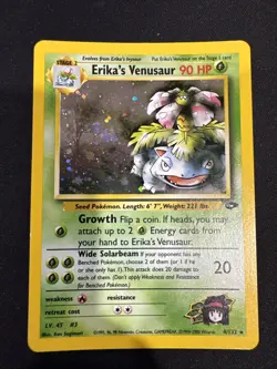Pokemon TCG Erika's Venusaur Gym Challenge Holo Card 4/132 - Image 1
