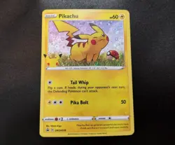 Pikachu SWSH039 (General Mills) Holo Black Star Promo Pokemon Card LP - Image 1