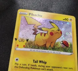 Pikachu SWSH039 (General Mills) Holo Black Star Promo Pokemon Card LP - Image 2
