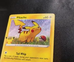 Pikachu SWSH039 (General Mills) Holo Black Star Promo Pokemon Card LP - Image 4