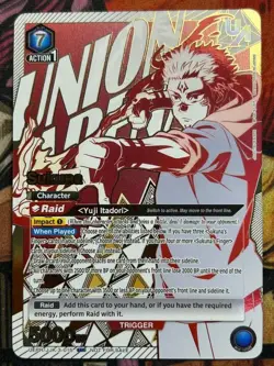 Union Arena TCG - Sukuna UEPR/JJK-3-015 Jujutsu Kaisen Foil Promo Card - Image 1