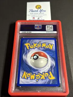 PSA 9 - Blaine’s Arcanine 1/132 Gym Challenge Holo Rare Pokemon Card + Guard 🟧 - Image 4