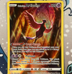 Galarian Articuno SWSH282 Full Art Black Star Promo Holo Pokemon Card 2023 NM - Image 2
