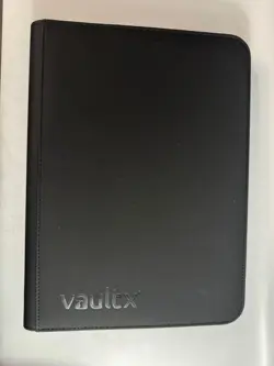 VaultX Premium Exo-TecR Zip Binder - 9 Pocket Holds 360 Trading Card - BLACK - Image 2
