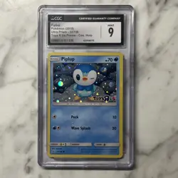 CGC 9 NM-MT - Piplup #32 - Pokemon Card Toys-R-Us Stamped Holo Promo - Image 1