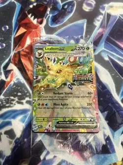 Leafeon ex 006/131 Prismatic Evolutions Promo Sealed Pokemon Trading Card Game - Image 1