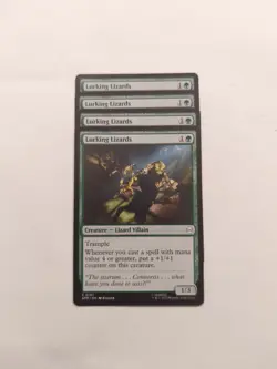 (4) Lurking Lizards *PLAYSET* Marvel's Spider-Man Regular NM MTG - Image 1