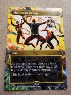 Multiversal Passage - #206 (Borderless) Marvel's Spider-Man Regular - Mtg - Image 1