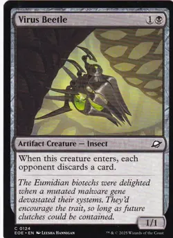 MTG Edge of Eternities - Virus Beetle - EOE 124 - Regular - Image 2