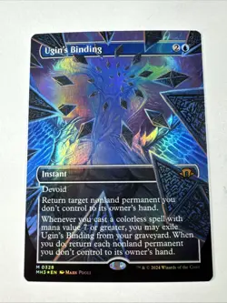 MTG - Ugin's Binding - (Borderless Foil) Mythic #328 MH3 NM/MINT - Image 1