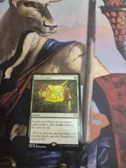 Worldly Tutor - Dominaria Remastered #185 LP Non-Foil - MTG Magic the Gathering - Image 1