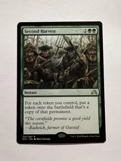 Second Harvest - MTG Shadows over Innistrad - NM - Image 1