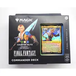 FINAL FANTASY MTG Commander Deck English Edition Magic The Gathering FF10 26762 - Image 1