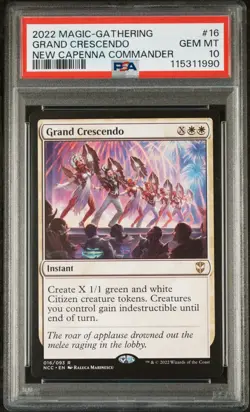 2022 MTG NEW CAPENNA COMMANDER #16 GRAND CRESCENDO NEW CAPENNA COMMANDER - Image 1
