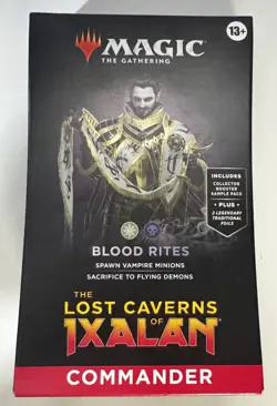 The Lost Caverns of Ixalan Commander Deck - Blood Rites MTG Brand New Sealed - Image 1