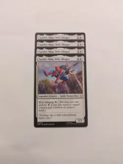 (4) Spider-Man, Web-Slinger *PLAYSET* Marvel's Spider-Man Regular NM MTG - Image 1