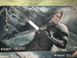 MTG MagicCon Las Vegas 2025 Final Fantasy Ultra Pro Foil playmat Cloud Sephiroth - Image 2
