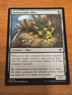 MTG Edge of Eternities - Hemosymbic Mite - EOE 190 - Regular - Image 1