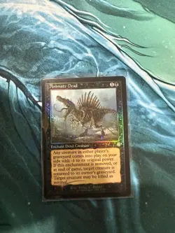 MTG Foil Animate Dead (NM) Judge Promo - Image 1