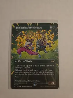 x1 Lumbering Worldwagon DFT Aetherdrift MTG 316 RARE BORDERLESS M/NM 1x - Image 1