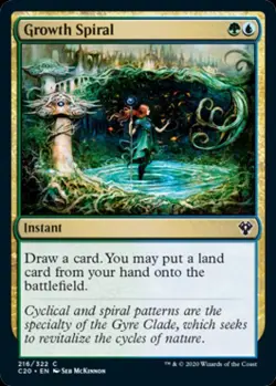 Growth Spiral - Near Mint MTG Commander 2020 Ikoria - Image 1