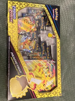 Pokemon TCG: Pikachu VMAX Premium Collection Box Crown Zenith Factory Sealed - Image 1