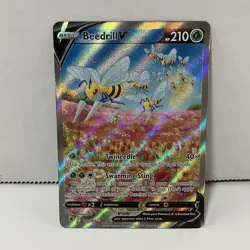Pokemon TCG Beedrill v 161/189 Alternate Art Full Art Astral Radiance English - Image 1