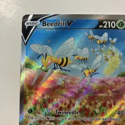 Pokemon TCG Beedrill v 161/189 Alternate Art Full Art Astral Radiance English - Image 3