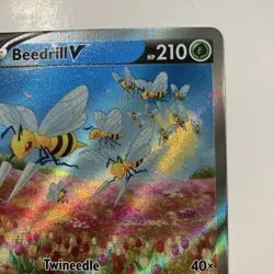 Pokemon TCG Beedrill v 161/189 Alternate Art Full Art Astral Radiance English - Image 4