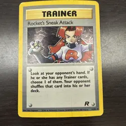 2000 Pokemon Team Rocket First Edition Rocket's Sneak Attack #16/82 - Image 2