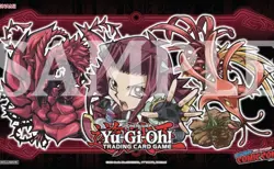 YuGiOh Playmat Exclusive AKIZA BLACKROSE DRAGON 2025 NYCC Exclusive PRESALE - Image 1